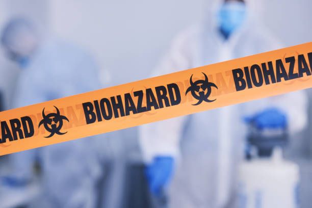 Professional Infectious Disease Decontamination technician working in Bodega Bay, CA
